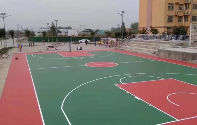 硅PU篮球场地坪
